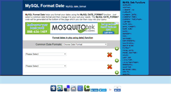 Desktop Screenshot of mysqlformatdate.com